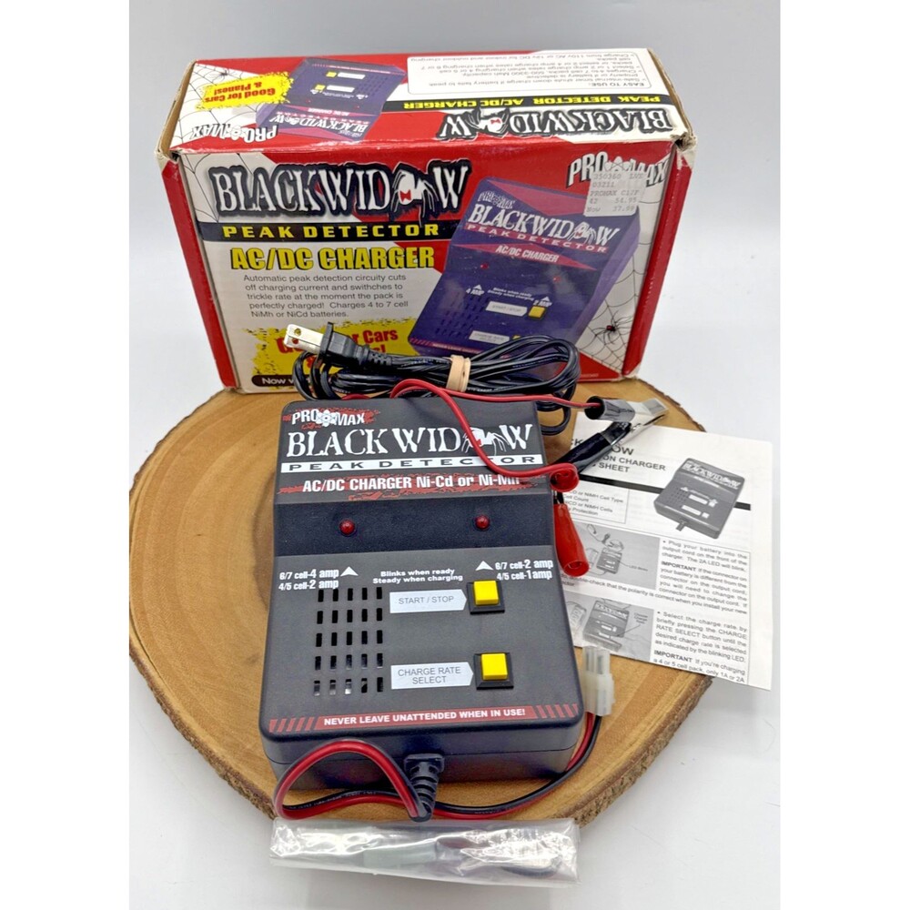 ProMax Black Widow Peak Detector AC/DC Charger R/C Car or Planes
